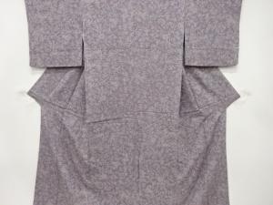 枝花に塔・蝶模様　小紋着物